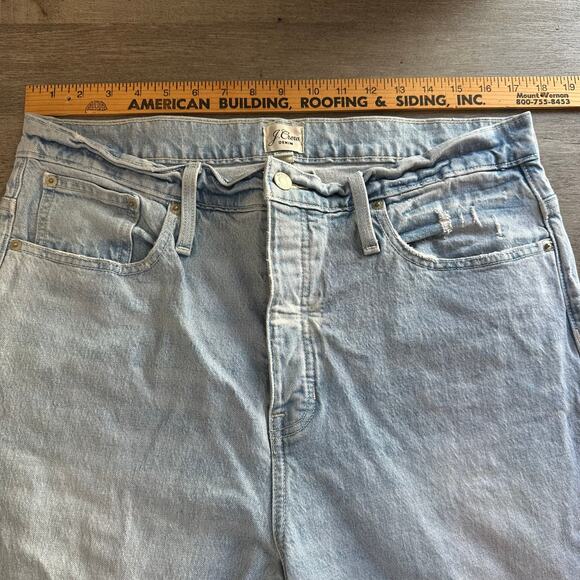 J. Crew Slouchy Boyfriend Jean in Cowboy Wash 32 - Picture 10 of 13